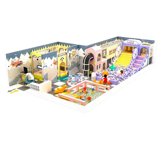 Grand parc de trampoline de saut d'intérieur à vendre