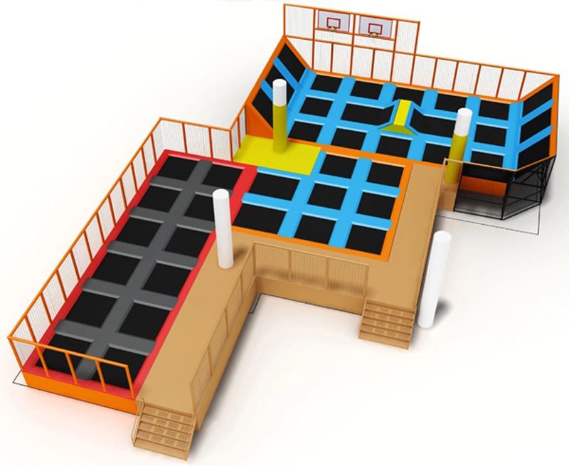 Commercial Indoor Big Trampoline Park