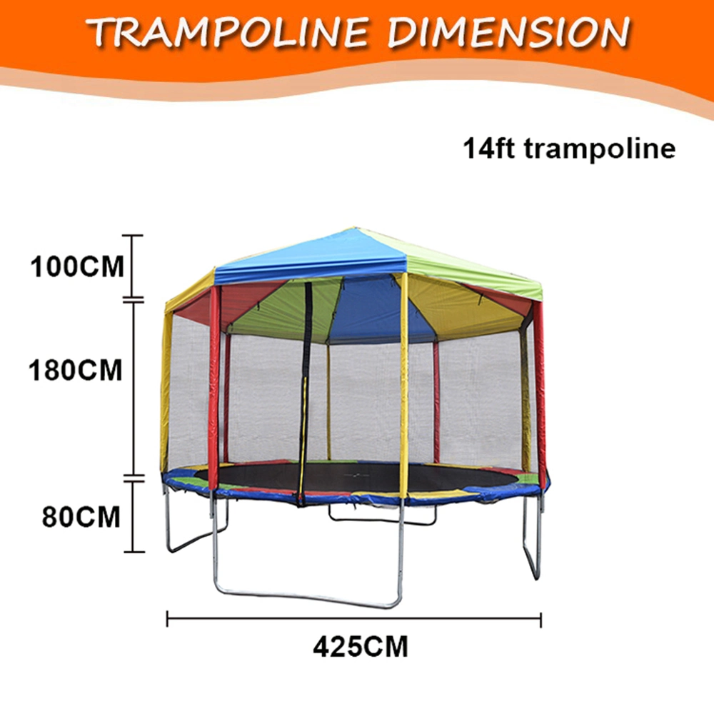 Professional Outdoor Adults and Kids Jumping Round Trampoline with Tent