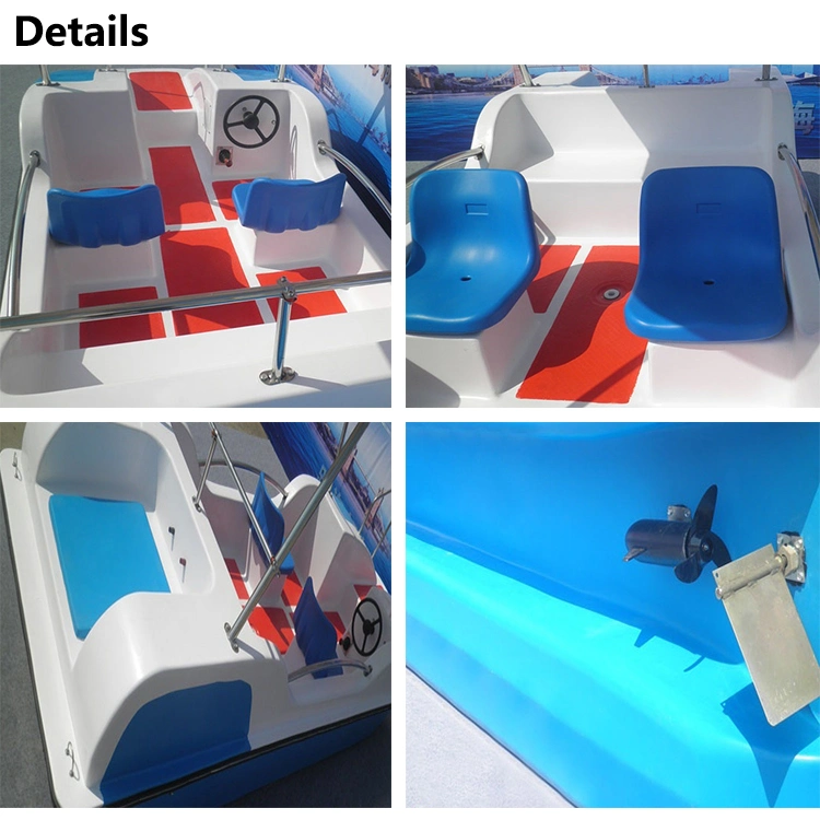 Promotion Electric Water Park Fiberglass Boat Play Equipment for Sale