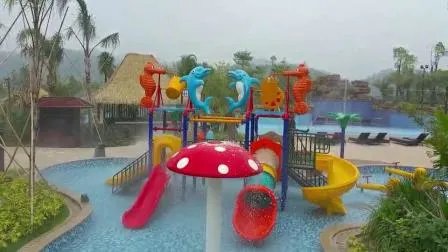 Parc aquatique d'enfants de conception unique en dehors de l'équipement de jeu extérieur de terrain de jeu