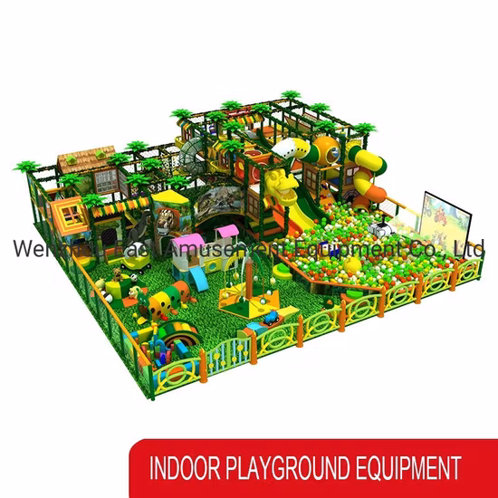 Cours de corde de vente chaude Children&Child&Kids Plastic&Wooden Indoor&Outdoor Naughty Fort Soft Playground